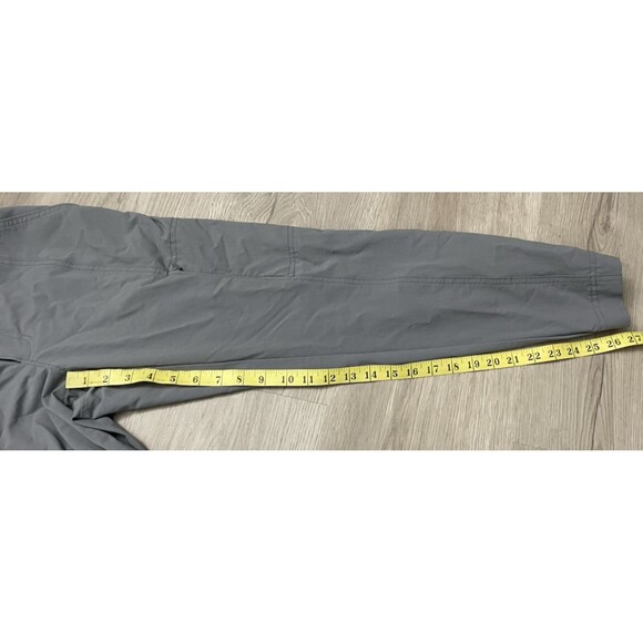 Athleta Pants Women 6 Gray Nylon Utility Hiking Outdoor Comfort athletic - Picture 5 of 10